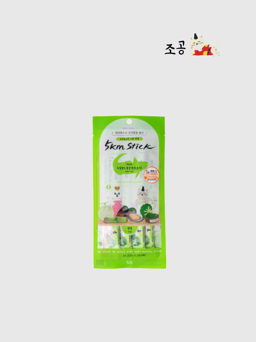【朝貢】5km Stick 犬貓用蔬果肉泥｜長尾鱈魚｜骨關節