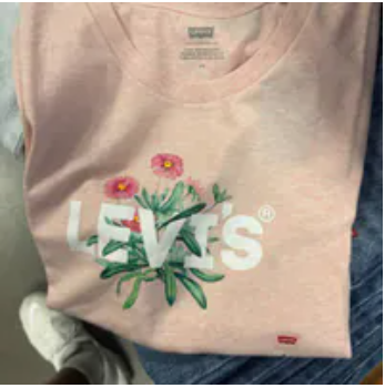 [S] LEVIS PINK THE PERFECT TSHIRT, 173693021-PINK (SLE16)