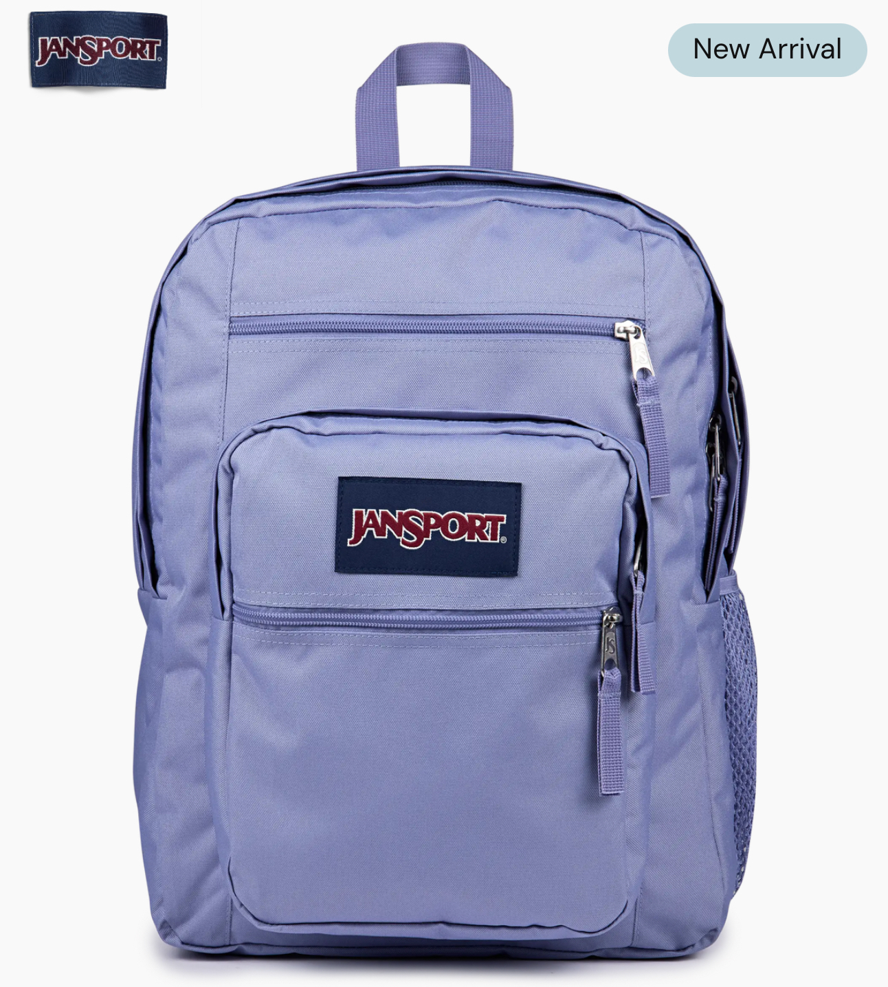 JANSPORT BIG STUDENT BACKPACK - LAVENDER ASH