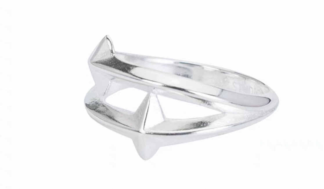 TASTEFUL 雙芒星 亮面 配件 #戒指