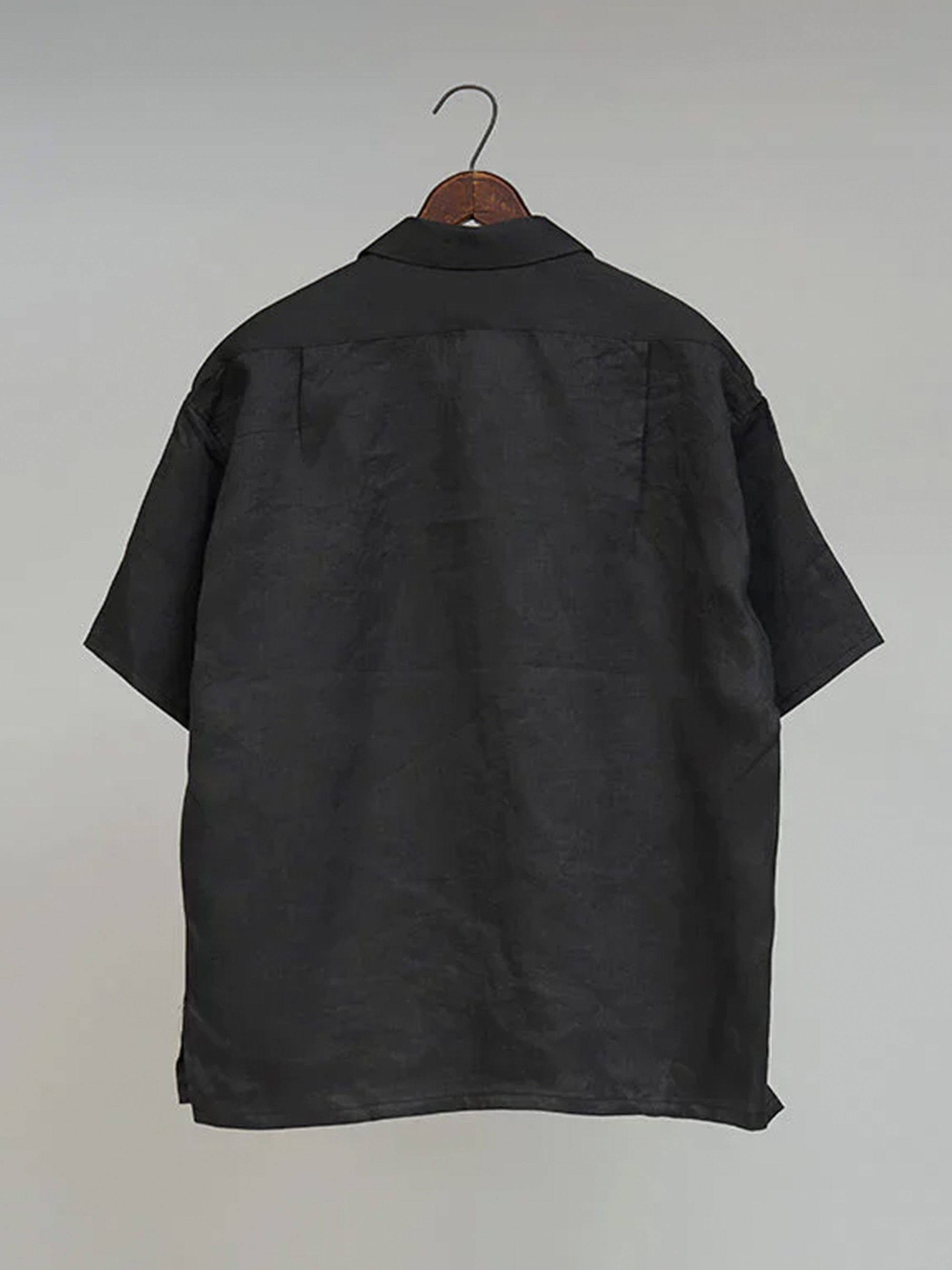 NIGEL CABOURN OPEN COLLAR SHIRT LINEN TWILL襯衫