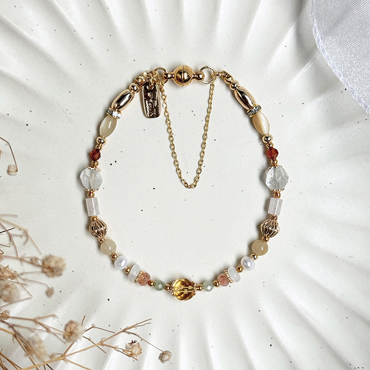 生日花 • 伍月貳陸 • 黃杜鵑 – 黃水晶 – 手鍊