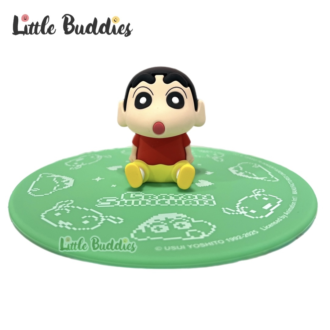 蠟筆小新 立體公仔矽膠杯蓋