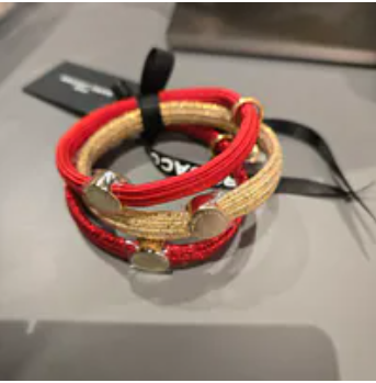 [US] MARC JACOBS GOLD MULTI J503M07RE21-765 YEAR OF THE TIGER HAIR ELASTIC, 191267956480 (SMJ556)