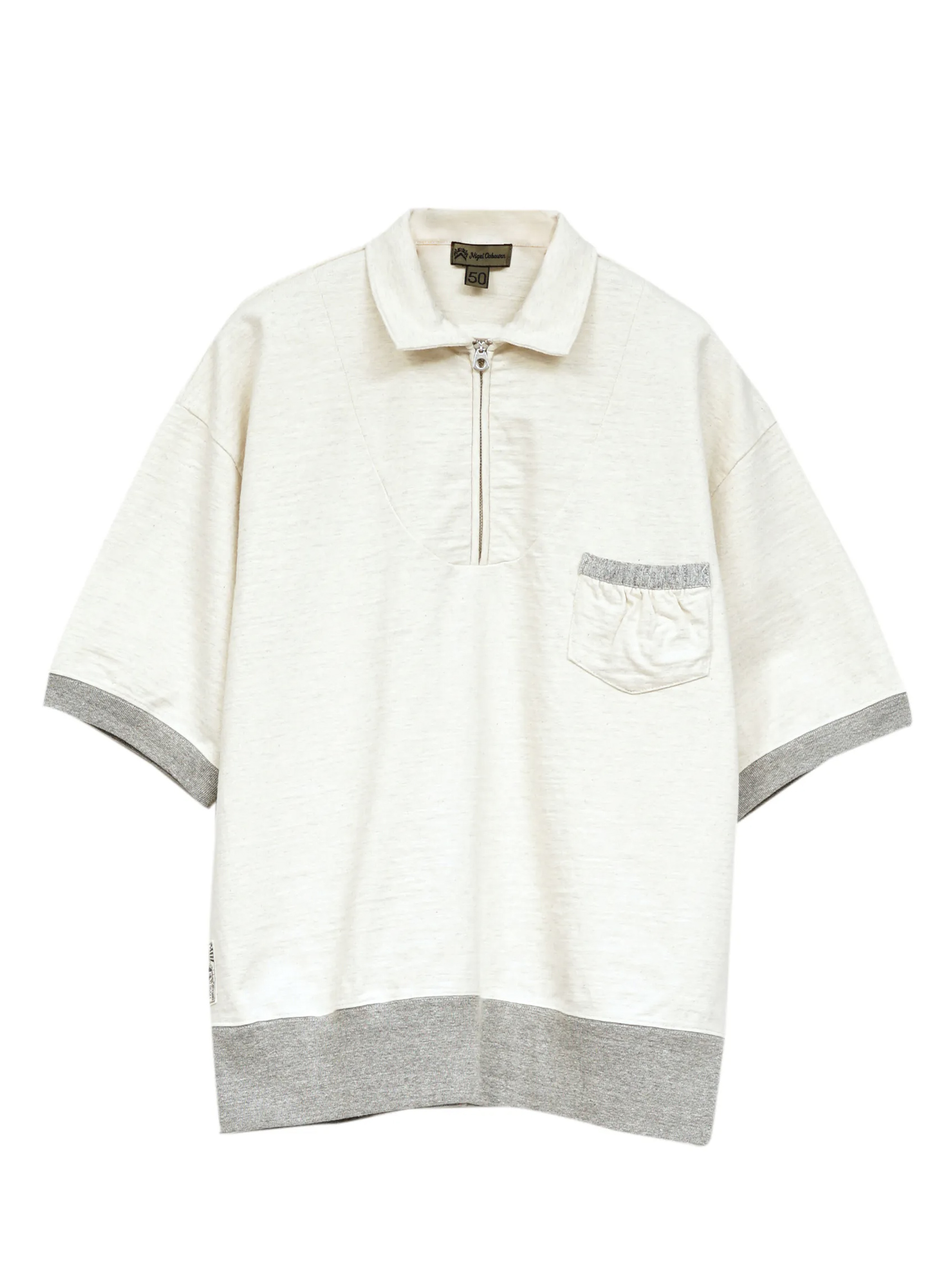 NIGEL CABOURN ZIP-UP TRANNING SHIT BUMPY襯衫