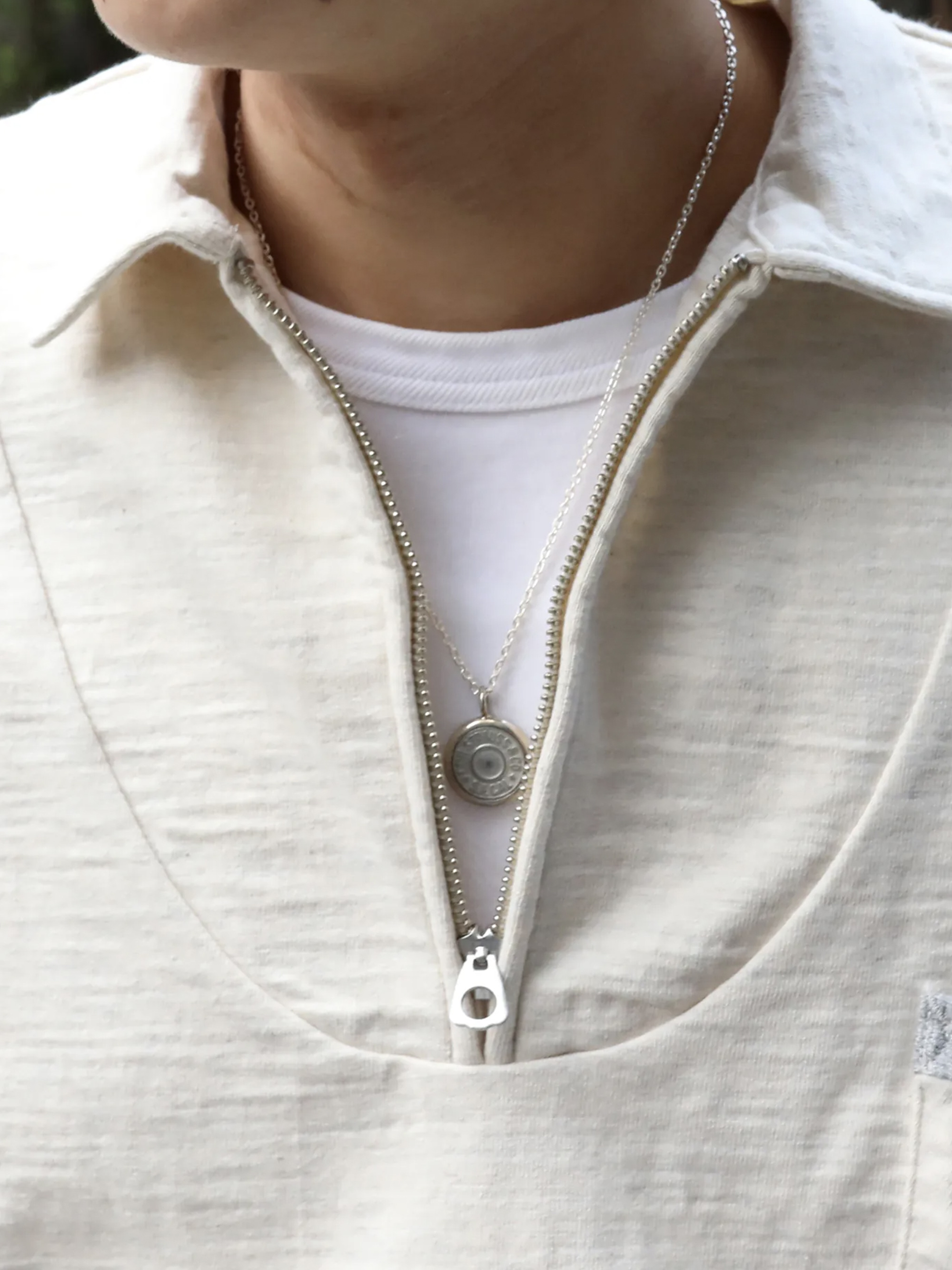 NIGEL CABOURN ZIP-UP TRANNING SHIT BUMPY襯衫