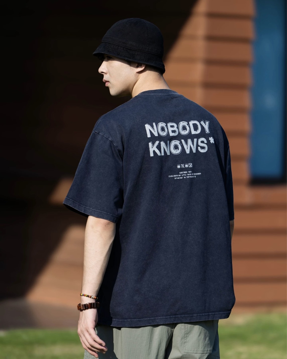 #預購 BTB 25SS 265G 純棉 水洗 做舊字體印花 圓領短踢 兩色