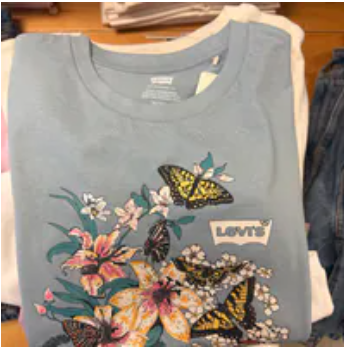 [S] LEVIS BLUE THE PERFECT TSHIRT, 173693053-BLUE (SLE18)