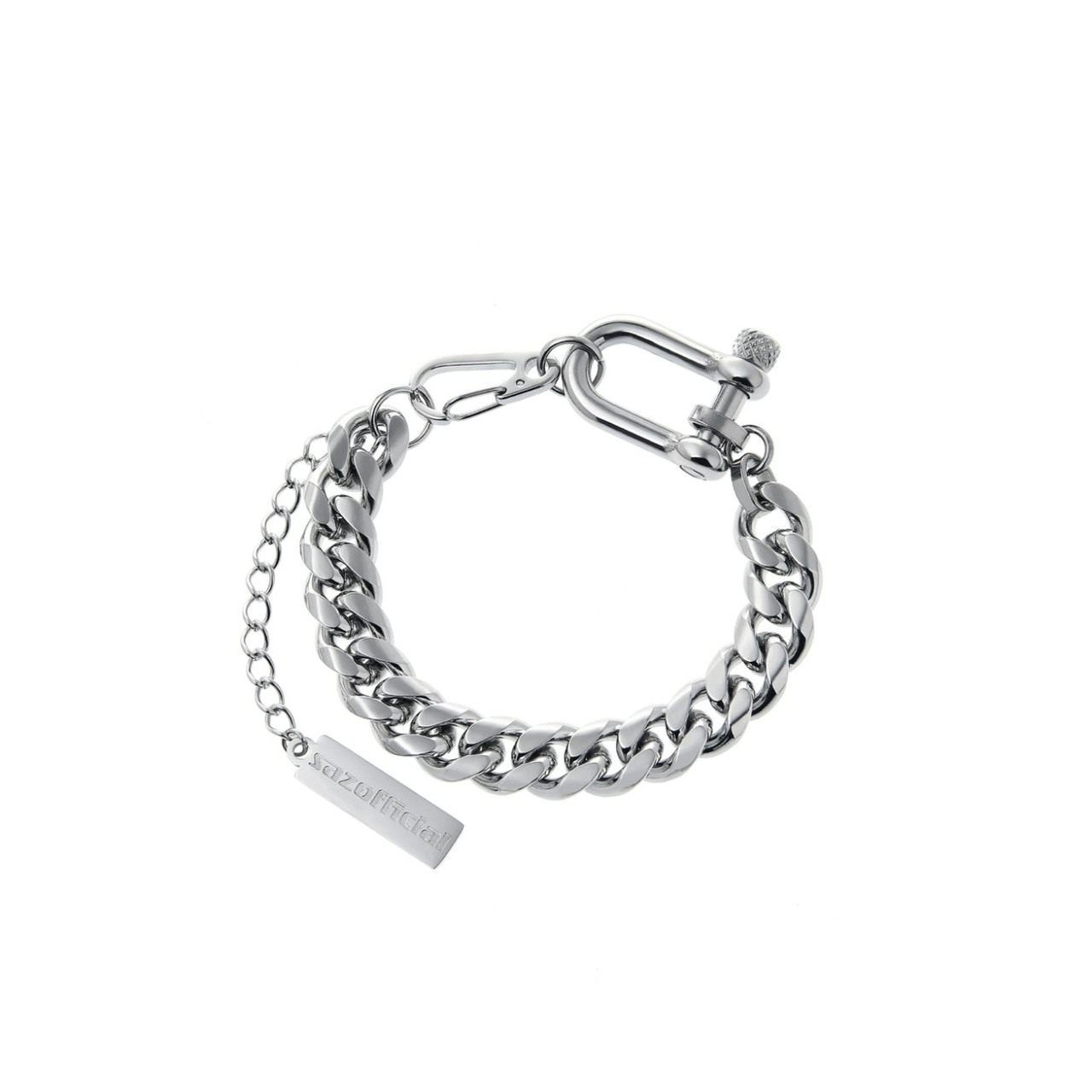 TASTEFUL 馬蹄扣 古巴鍊 鈦鋼 配件 #手鍊