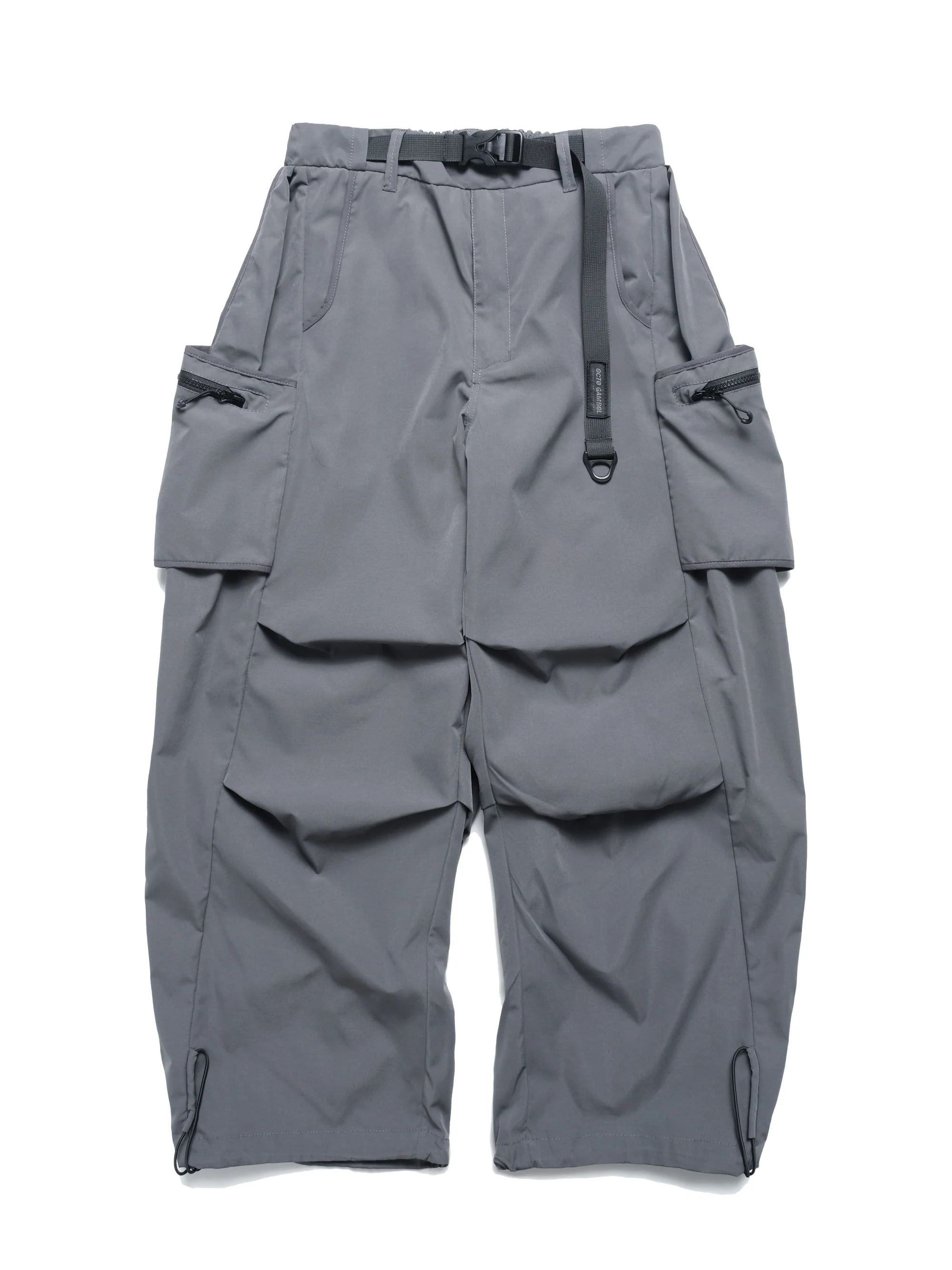 Octo Gambol S25-P-03 Hollow Pocket Baggy Pants - Grey