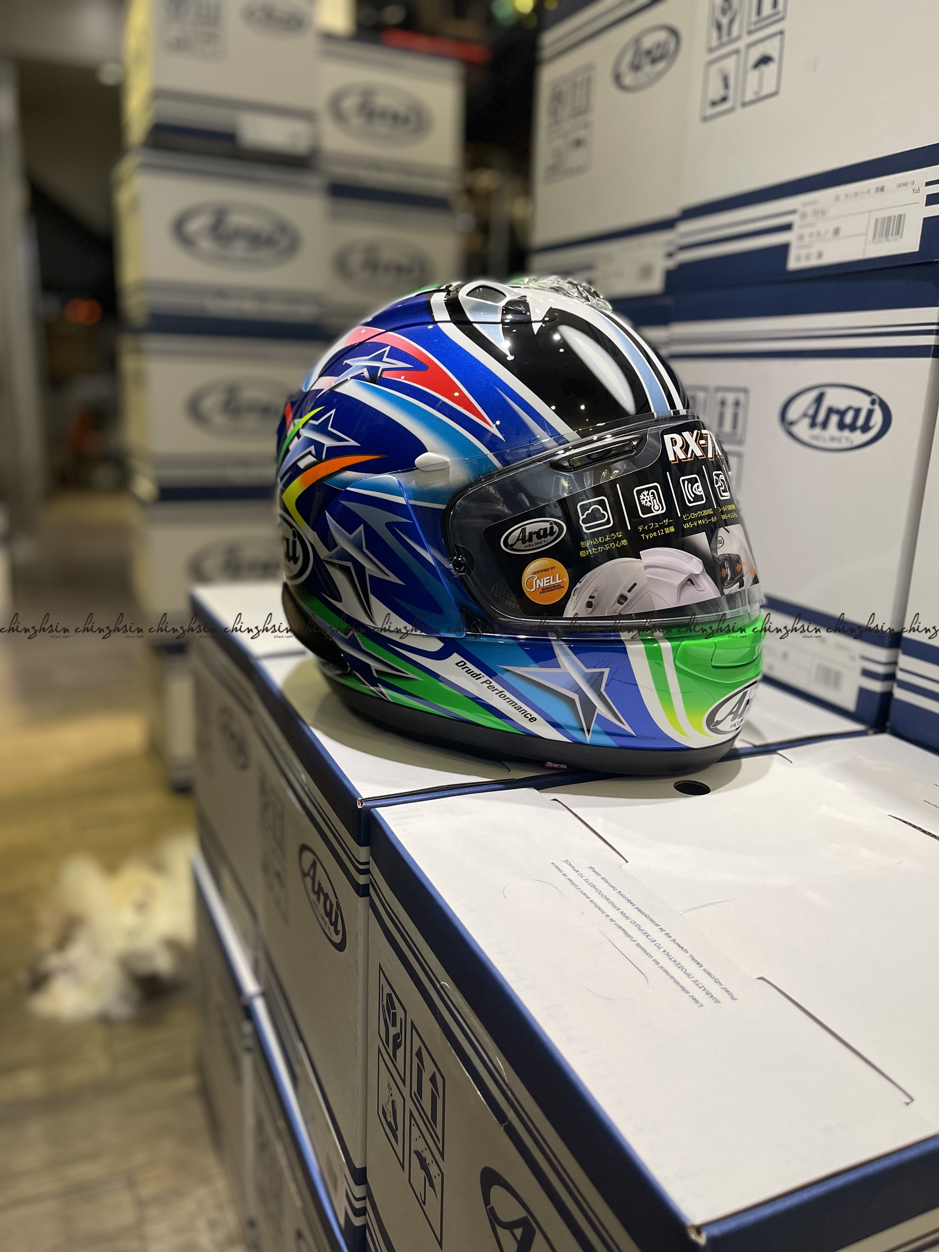 56DESIGN RX7X NAKANO 2004安全帽，傳奇彩繪結合新款頂級帽體，東瀛忍者風格