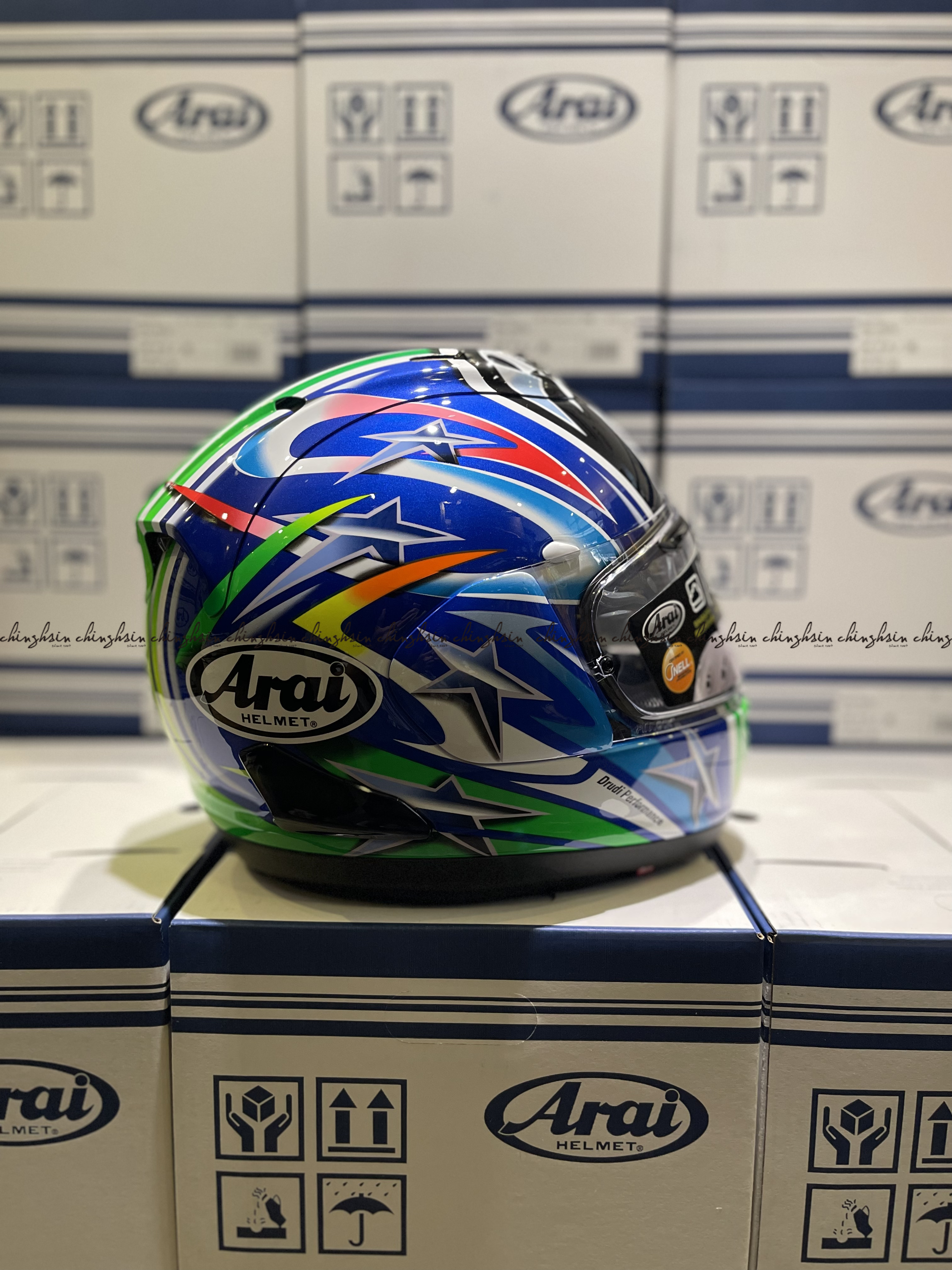 56DESIGN RX7X NAKANO 2004安全帽，傳奇彩繪結合新款頂級帽體，東瀛忍者風格