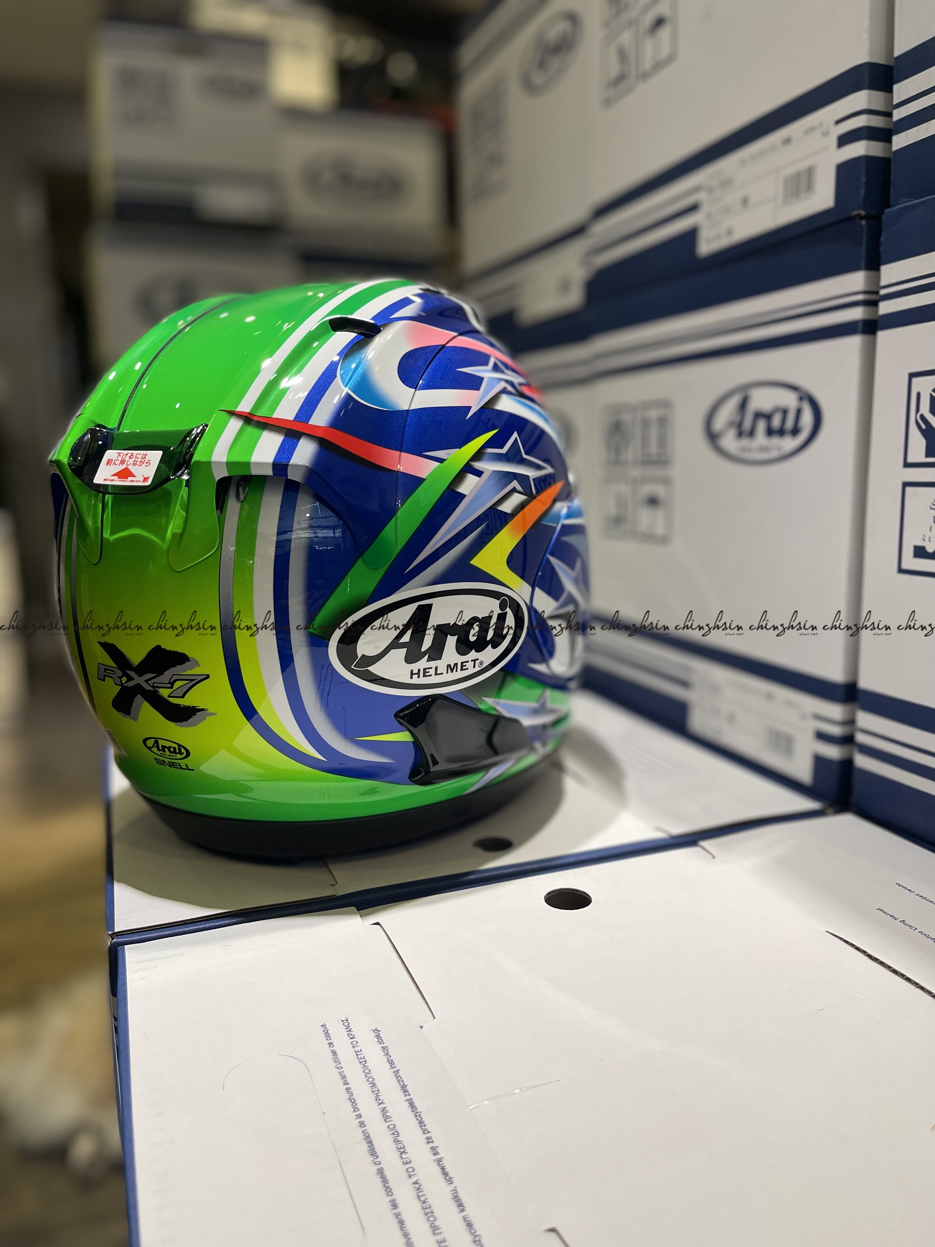 56DESIGN RX7X NAKANO 2004安全帽，傳奇彩繪結合新款頂級帽體，東瀛忍者風格