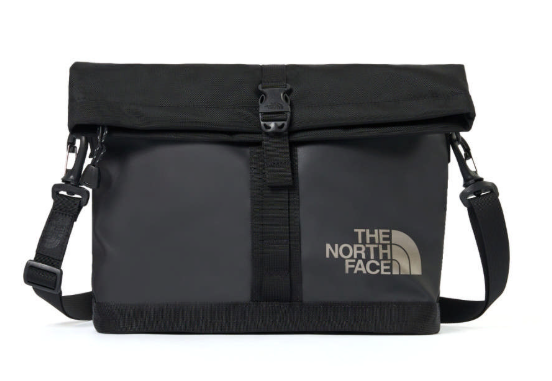 【The North Face 北面】防潑水單肩包｜男女通用 斜背包 可拆式背帶 機能休閒小包 黑色款   JUN25