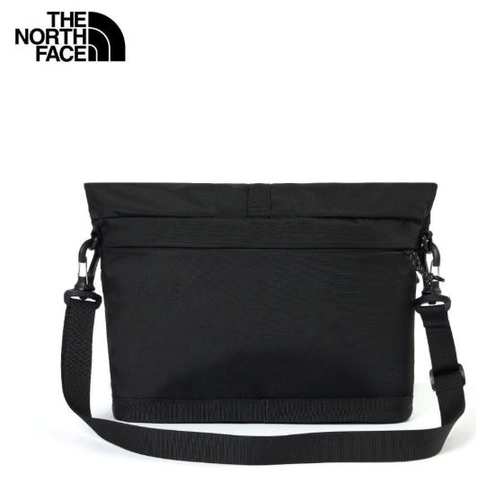 【The North Face 北面】防潑水單肩包｜男女通用 斜背包 可拆式背帶 機能休閒小包 黑色款   JUN25