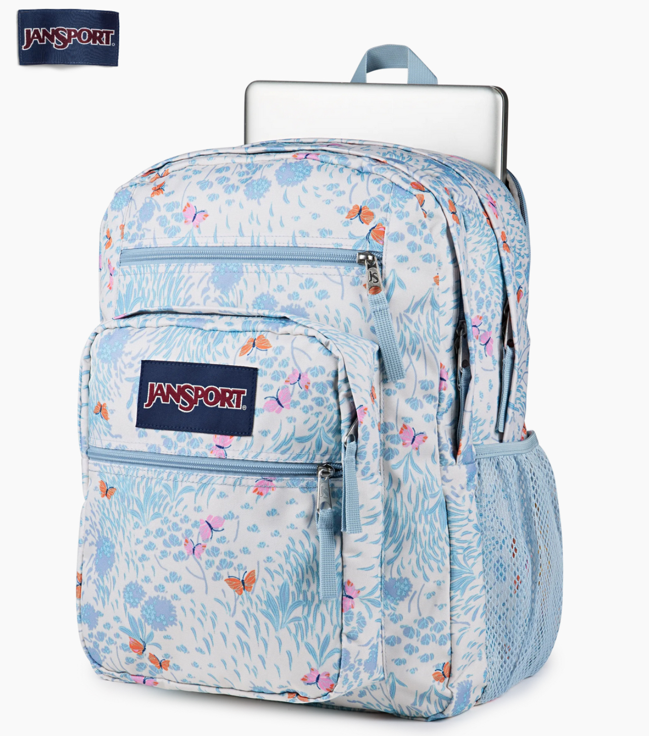 JANSPORT BIG STUDENT BACKPACK - FLUTTERING FIELDS