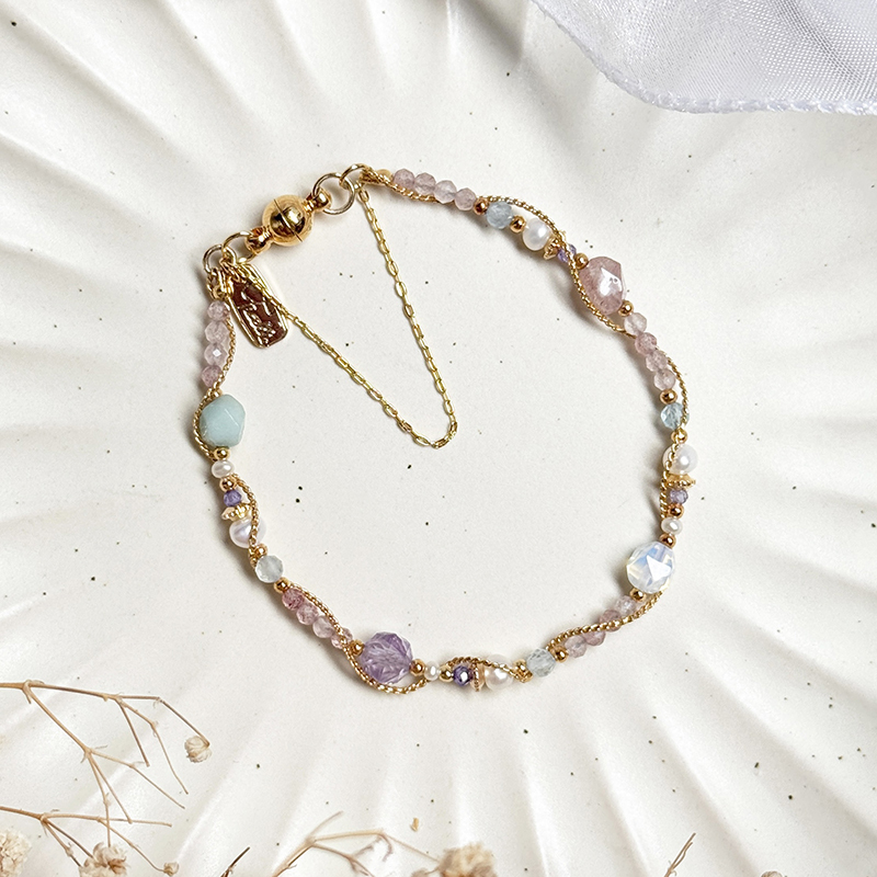 生日花 • 肆月拾陸 • 野生鬱金香 – 多寶石 – 手鍊