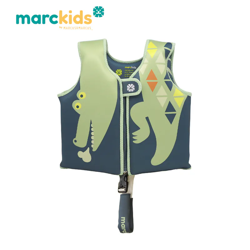 Marcus&Marcus-Marckids兒童游泳浮力背心 - 叢林 (XL:30~40kg/6~8歲)