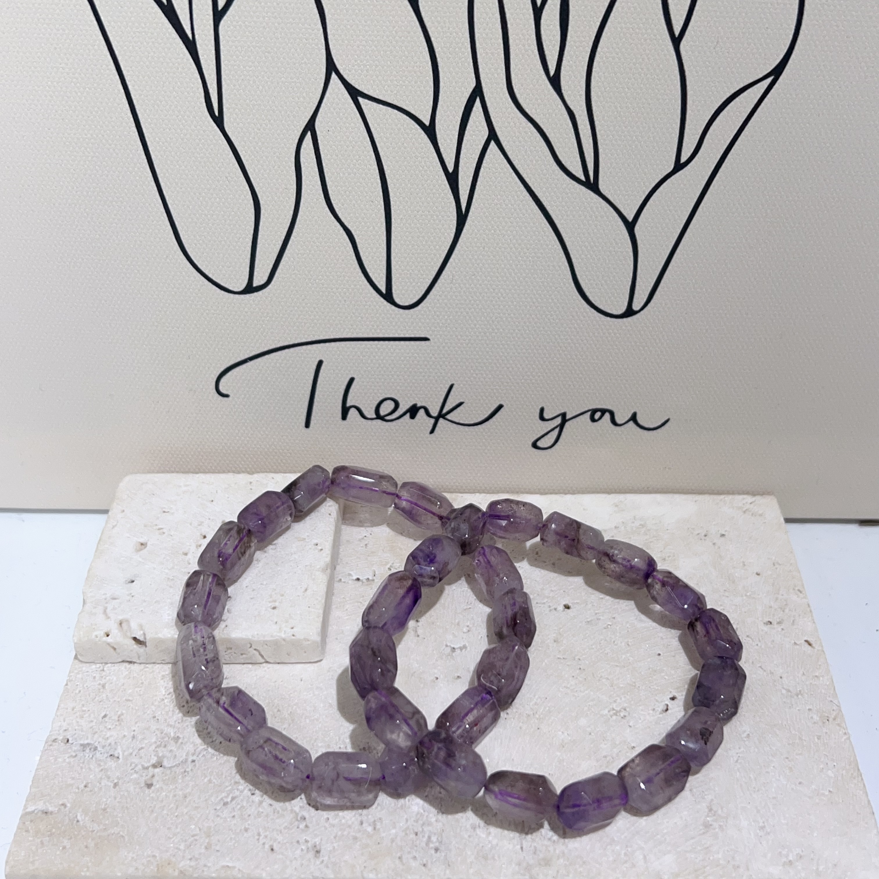 紫超七隨型手串 8mm