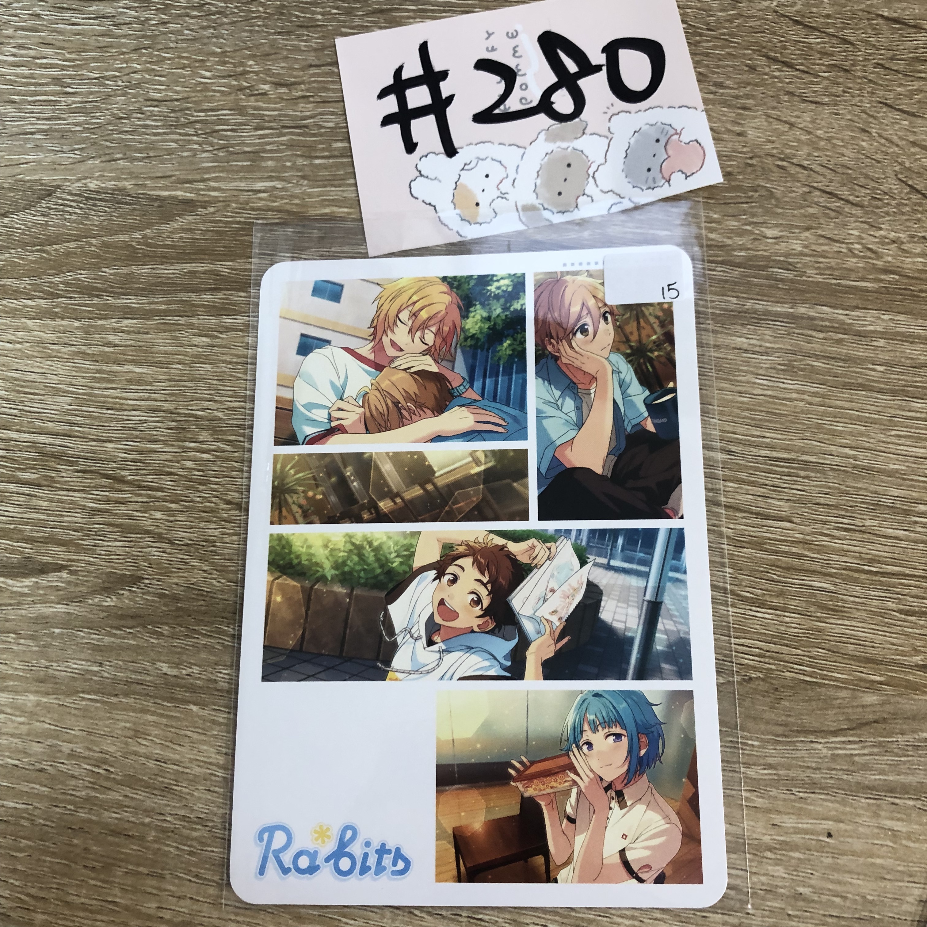 ES RABITS 膠卡#280