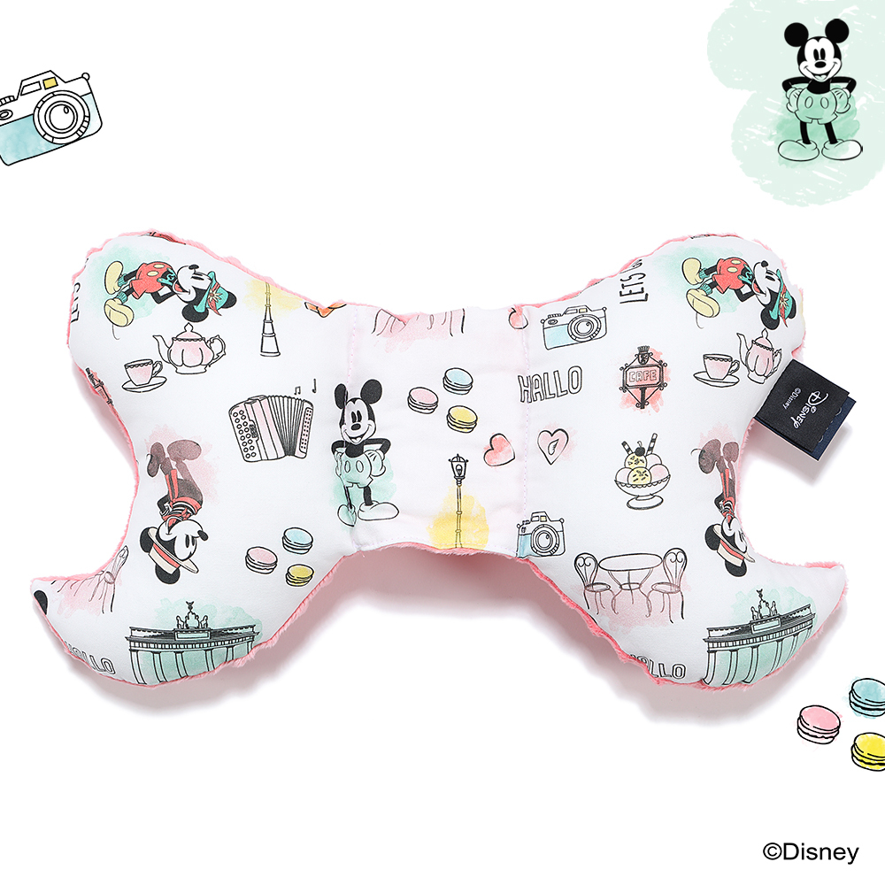 La Millou波蘭 天使枕｜米奇系列_嚮旅行篇｜夢幻珊瑚粉