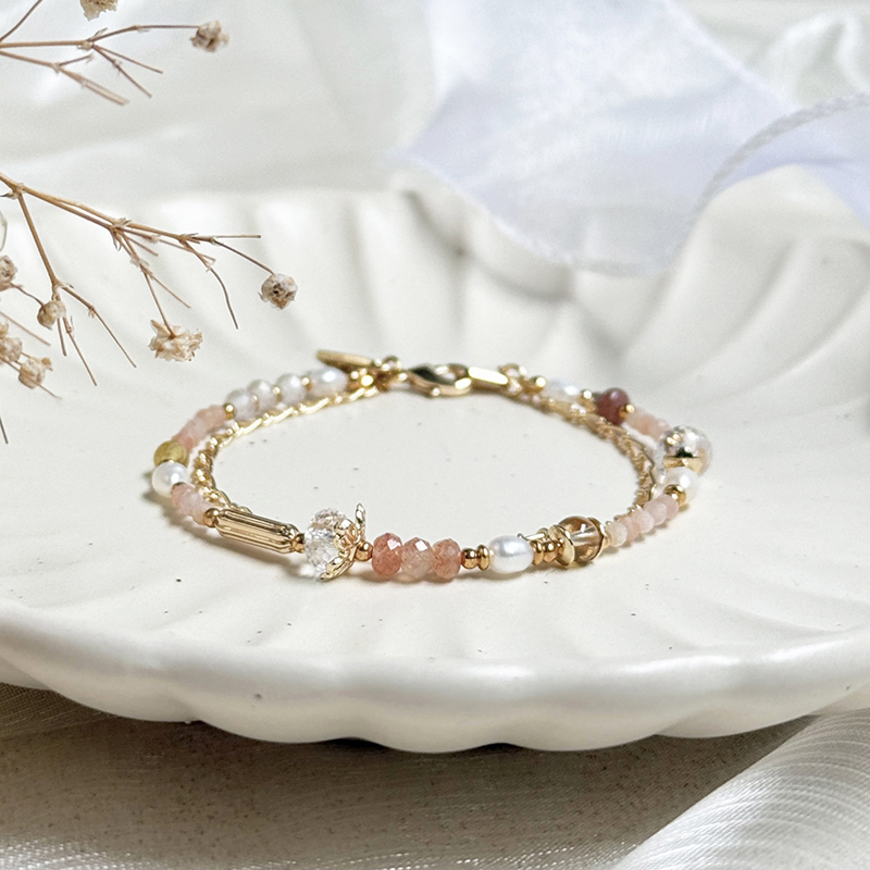 生日花 • 參月參壹 • 小水仙 – 白水晶 – 手鍊