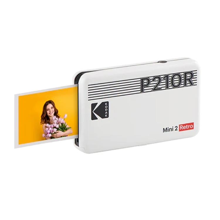 KODAK Mini2 Retro 4PASS Portable Photo Printer P210RW/P210RB