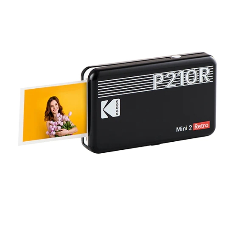 KODAK Mini2 Retro 4PASS Portable Photo Printer P210RW/P210RB