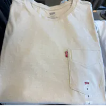 [S] LEVIS NEUTRALS CLASSIC POCKET T-SHIRT, 193420365-NEUTRALS (SLE28)