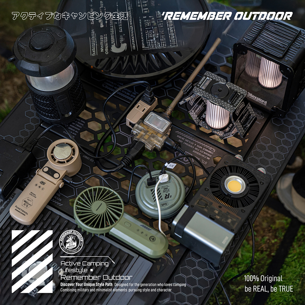 Remember Outdoor 樂活不露 硬漢手持扇