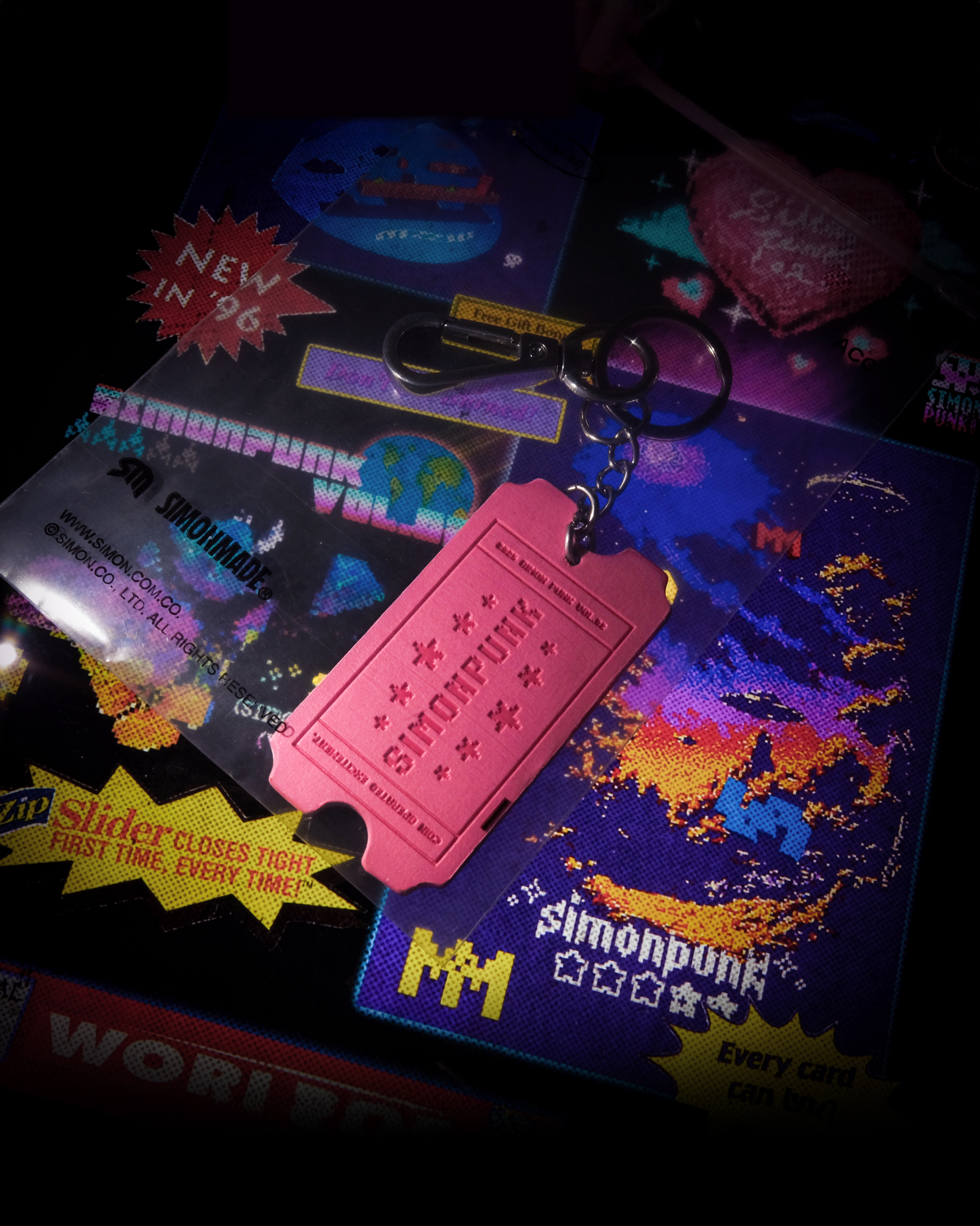 SIMON PUNK Project-SS25-ACC01 幸運 彩券 鑰匙圈