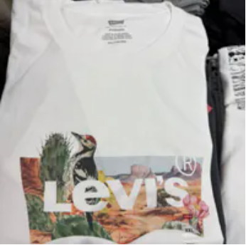 [S] LEVIS WHITE CLASSIC GRAPHIC T-SHIRT , 224911831-WHITE (SLE31)