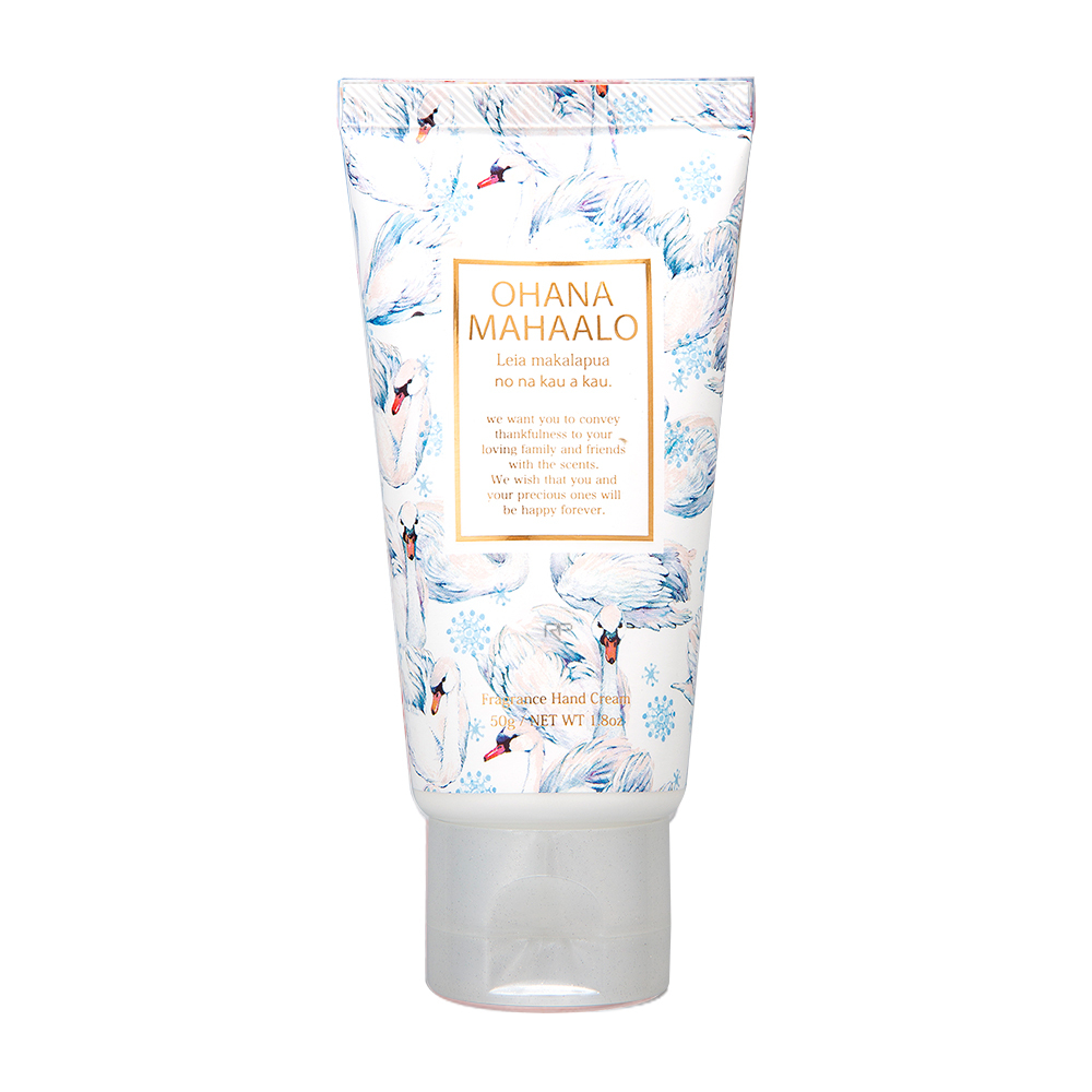OHANA MAHAALO 鈴蘭天鵝 潤澤療癒護手霜50g