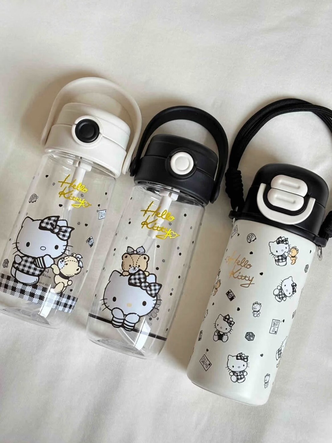 三麗鷗HELLOKITTY水壺 保溫杯 三件套組