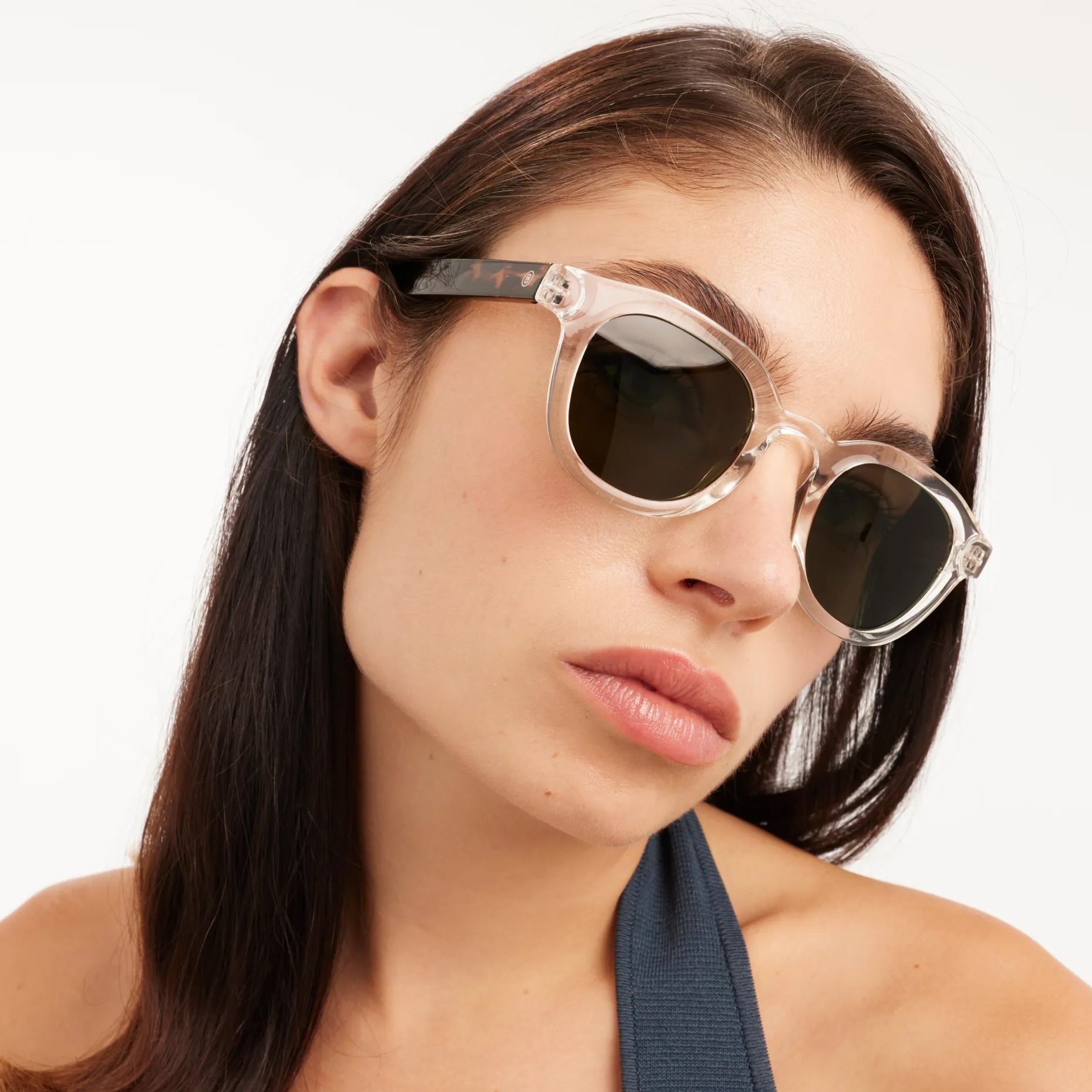 BARNER | Andy Glossy - Crystal Combi Sunglasses