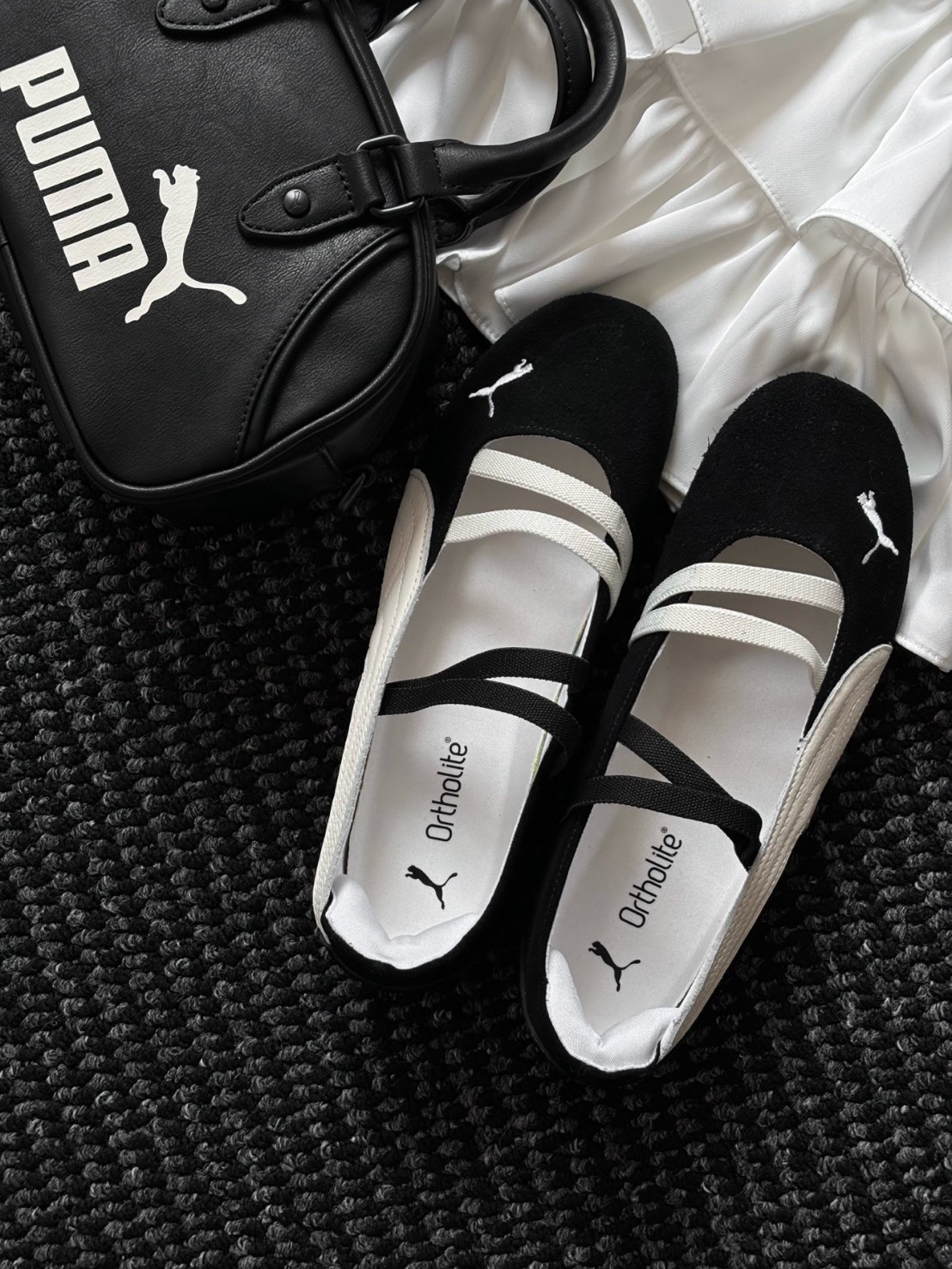 PUMA SPEEDCAT BALLET 黑白 賽車芭蕾舞鞋