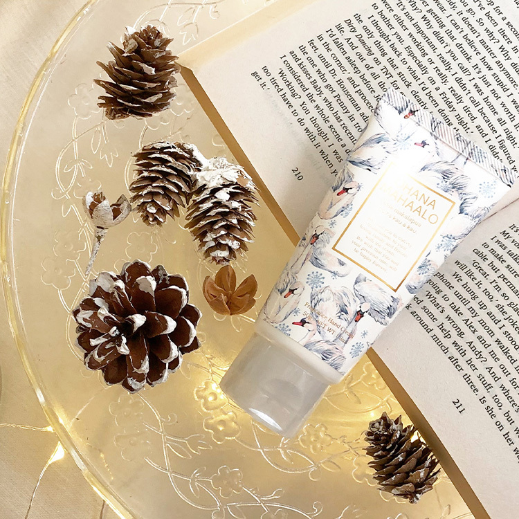 OHANA MAHAALO 鈴蘭天鵝 潤澤療癒護手霜50g