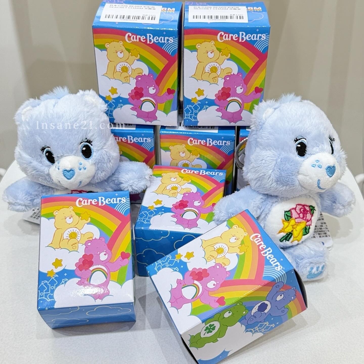 日本CARE BEARS 彩虹熊SECRET CHARM 吊飾盲盒/代購