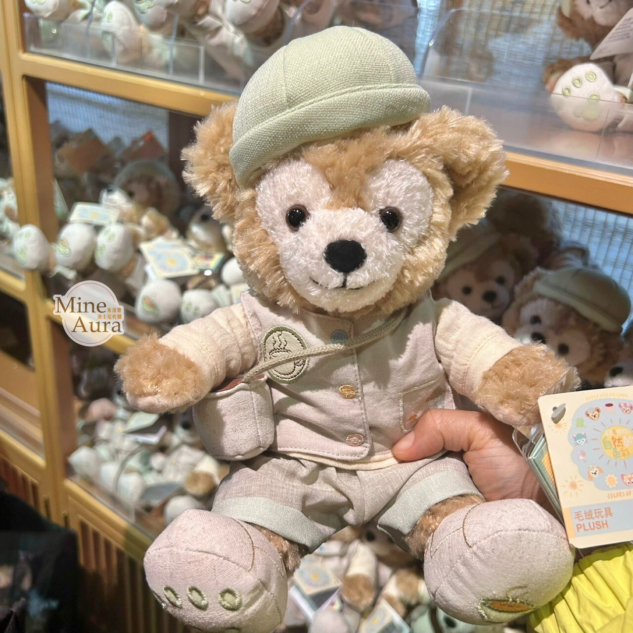 達菲 Duffy 與好友們 自然的色彩系列 達菲 Duffy SS號 娃娃 玩偶 -上海迪士尼樂園