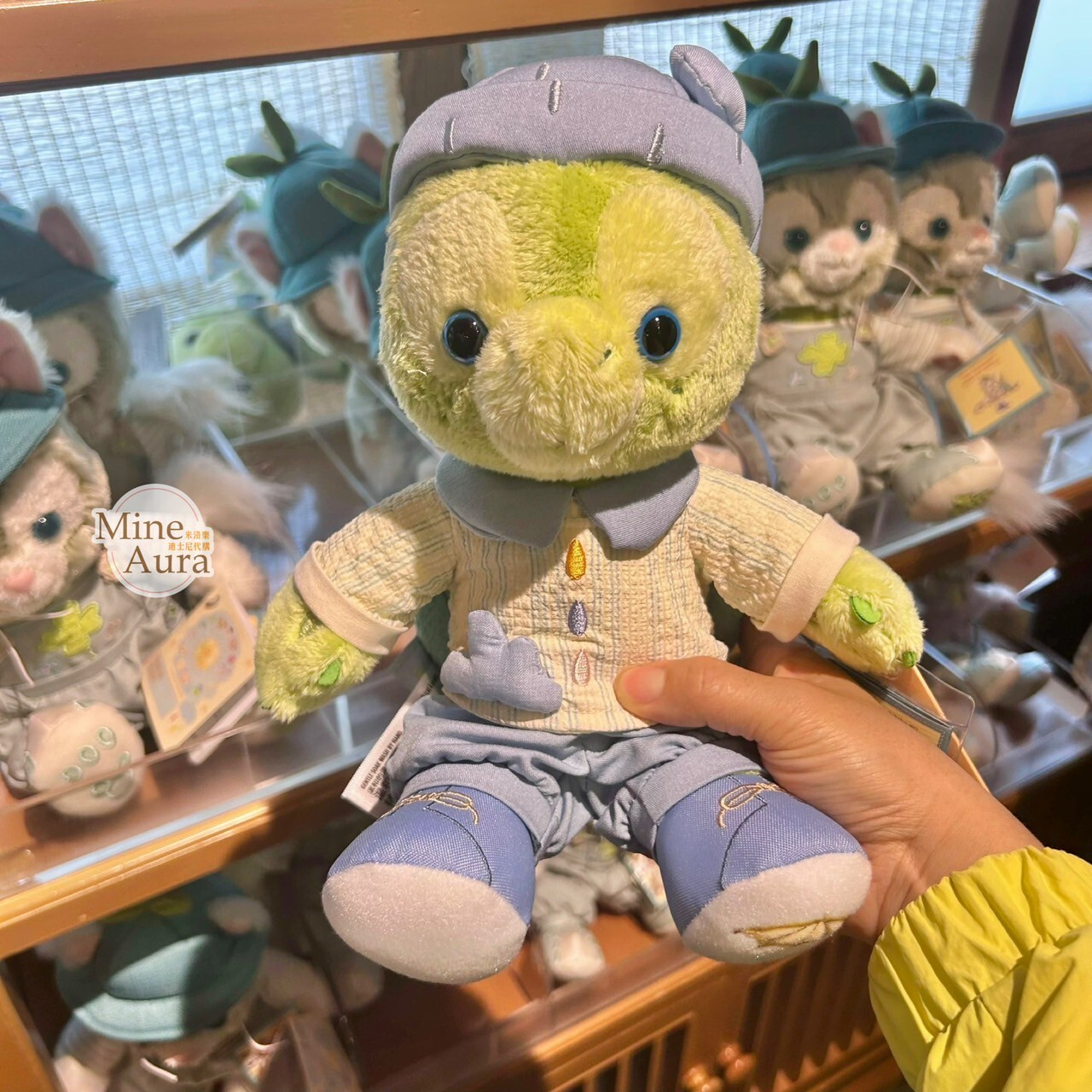 達菲 Duffy 與好友們 自然的色彩系列 奧樂米拉 海龜 OluMel SS號 娃娃 玩偶 -上海迪士尼樂園