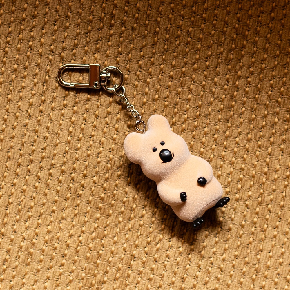 [Dinotaeng] QUOKKA FLOCKING KEYCHAIN (鑰匙圈)