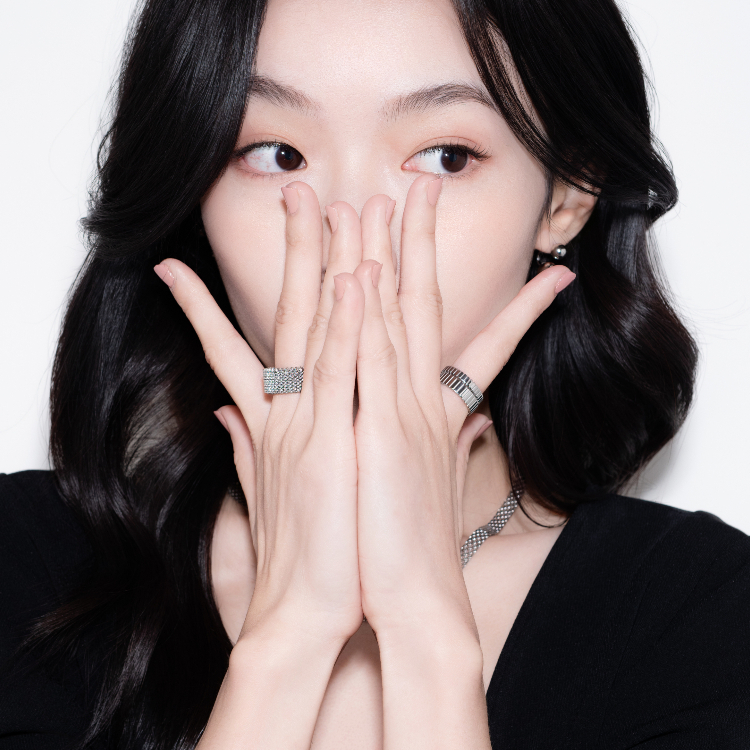 OUS Sparkmesh Wide Ring 星織寬戒指