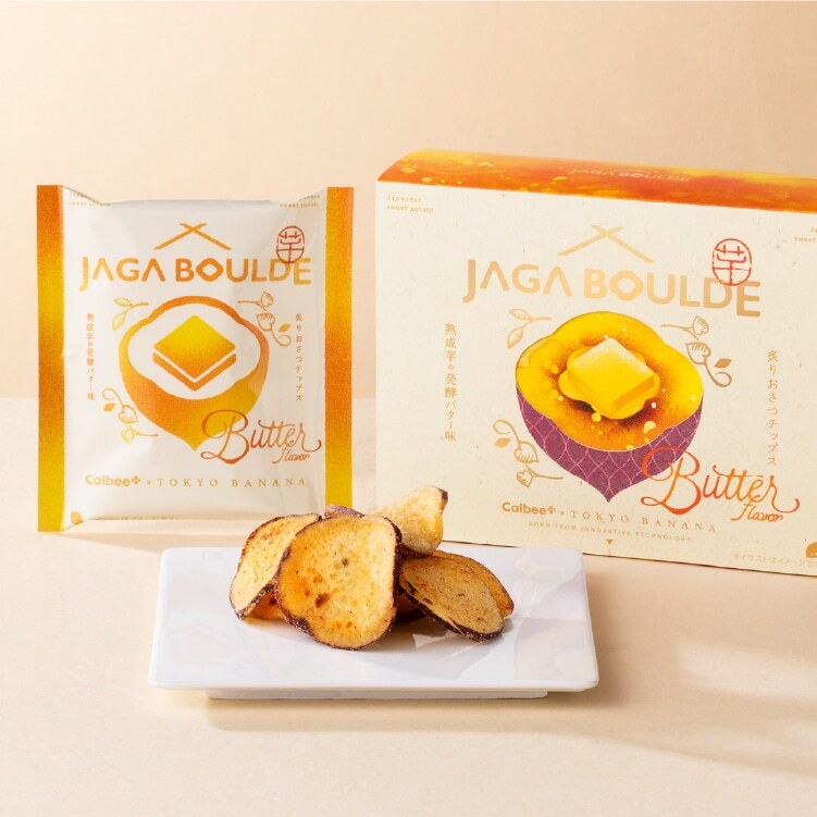 Calbee PLUS x Tokyo Banana 發酵牛油味灸燒熟成紅薯片