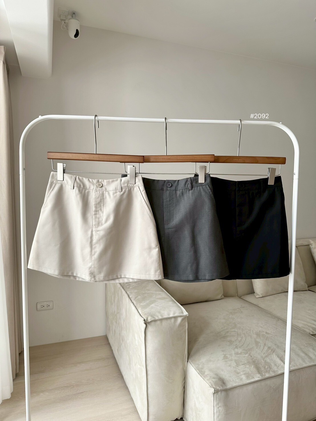 單釦西裝短裙 2092