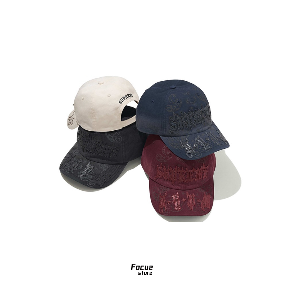 【Focus Store】預購 Supreme SS25 Week13 Leather Applique 6-Panel 四色