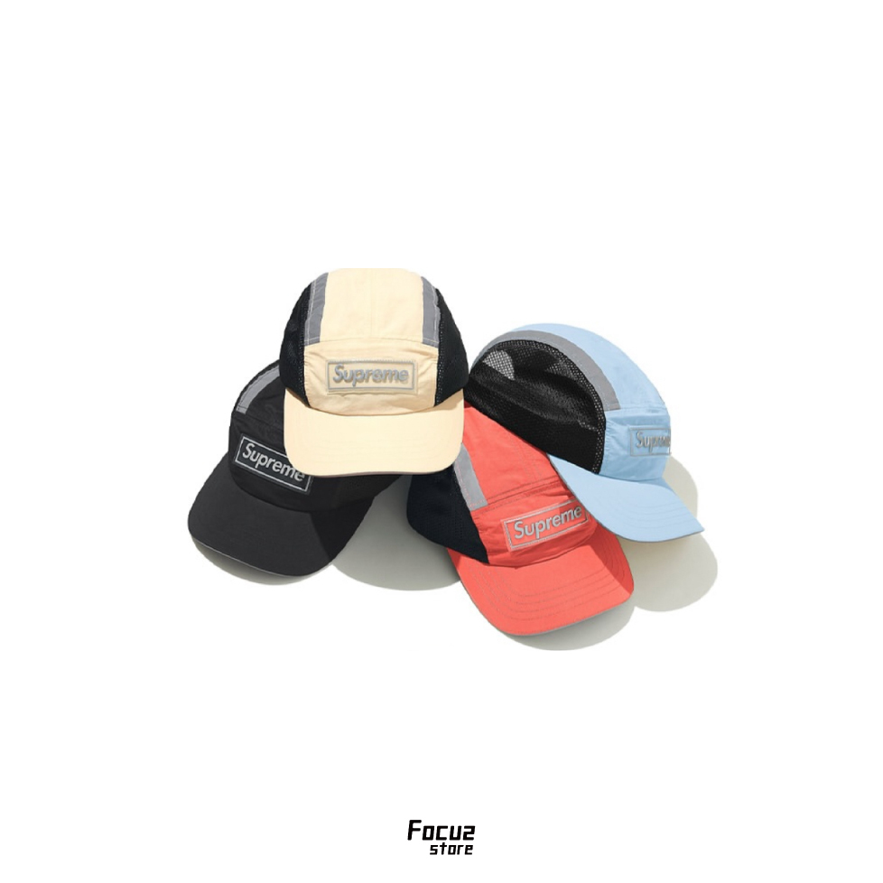 【Focus Store】預購 Supreme SS25 Week14 Side Mesh Camp Cap 拼接五分割帽 四色