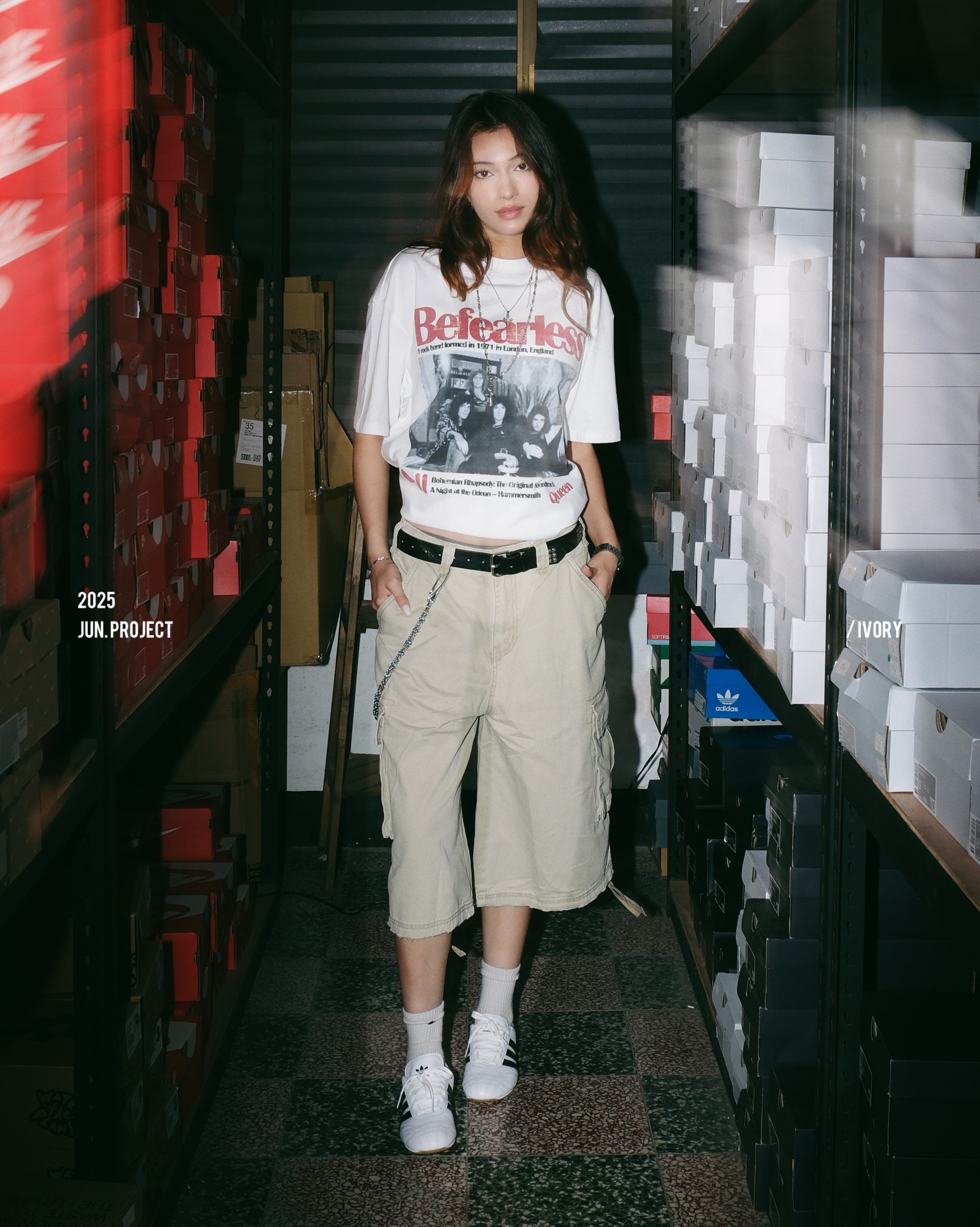 IVORY 抽繩 膝刷破 YKK 多口袋 過膝 斜紋布 七分褲 三色【CK3510D】