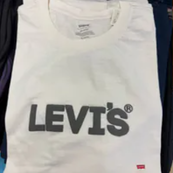 [S] LEVIS WHITE RELAXED FIT SHORT SLEEVE GRAPHIC T-SHIRT, 161431828-WHITE (SLE45)