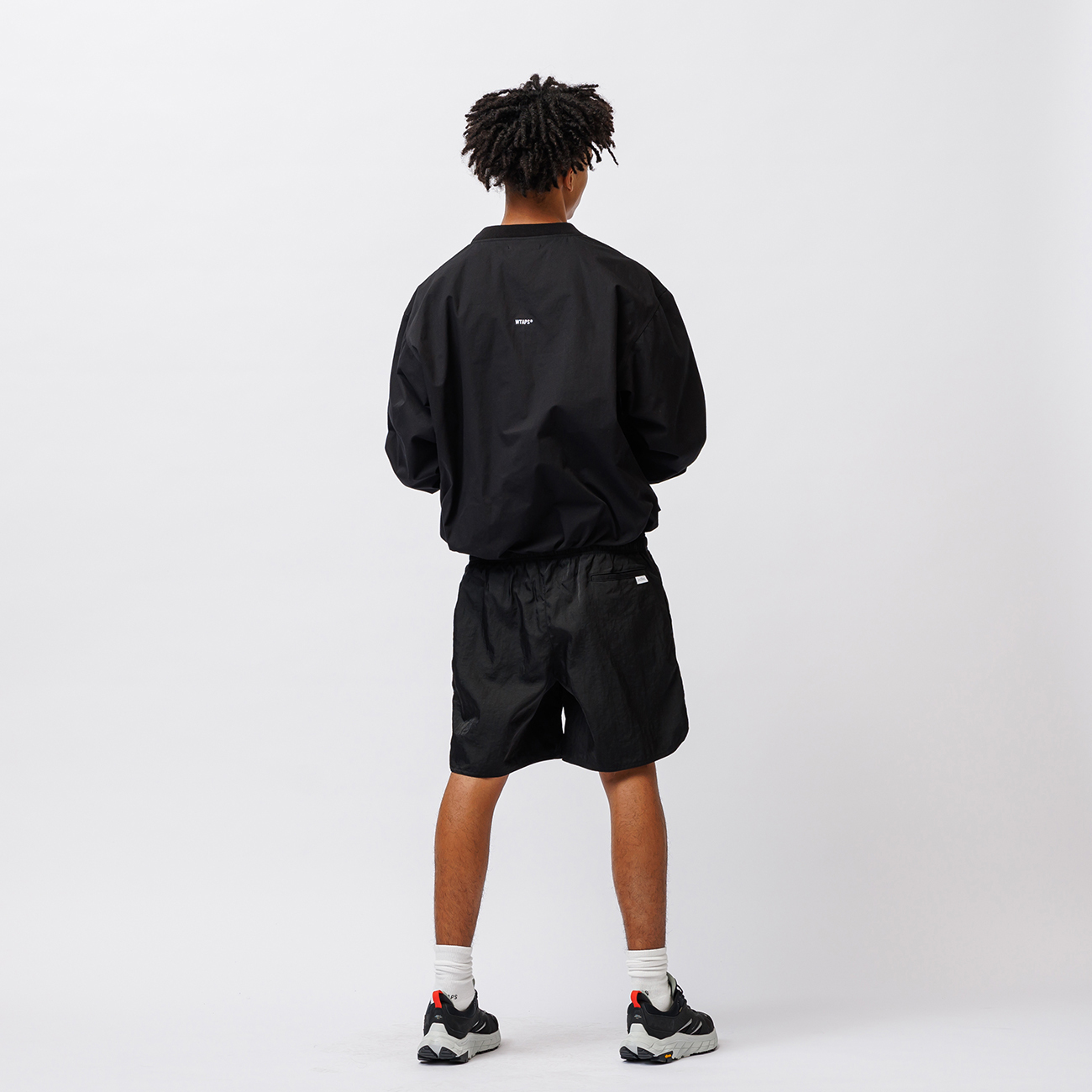 2025SS WTAPS SPSS2501 SHORTS NYLON TWILL 字體LOGO 尼龍短褲