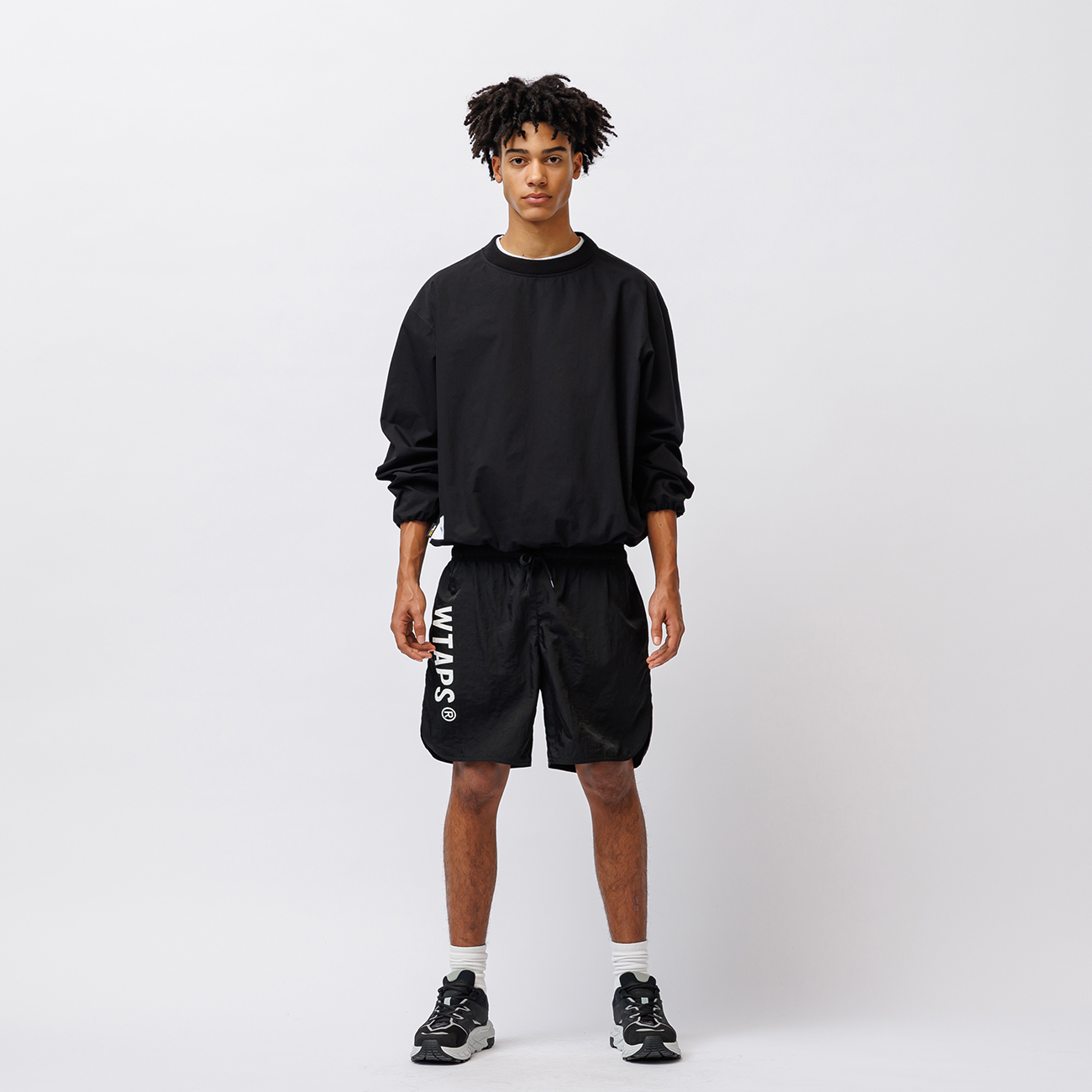 新品　25ss wtaps spss2501 shorts 2025SS WTAPS SPSS2501 SHORTS NYLON TWILL 字體LOGO 尼龍短褲